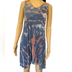 Tie Dye Sleeveless Dress by Yak & Yeti Size Small